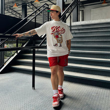 Load image into Gallery viewer, KOTC "Dunk v2" and "No Look Pass" T-Shirt for Men in White/Off-White & Black