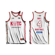Load image into Gallery viewer, KOTC x HOOPS Fam Jersey Standard Top - White