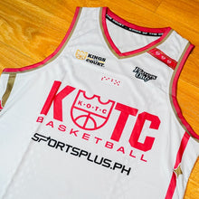 Load image into Gallery viewer, KOTC x HOOPS Fam Jersey Standard Top - White