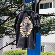 Load image into Gallery viewer, KOTCxOffCourt "Passing The Torch" Magic to MJ Vintage Washed T-Shirt in Black