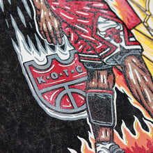 Load image into Gallery viewer, KOTCxOffCourt "Passing The Torch" Magic to MJ Vintage Washed T-Shirt in Black