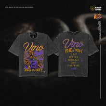 Load image into Gallery viewer, "Vino" - White / Vintage Washed Black
