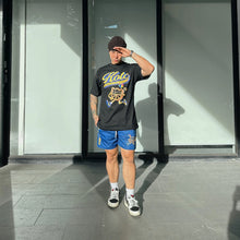 Load image into Gallery viewer, KOTC "Dunk v2" and "No Look Pass" Swingman Mesh Shorts Heavyweight in Red/Blue
