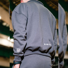 Load image into Gallery viewer, KOTC Creative Athl. Department Half Zip Sweater - Iron Gray

