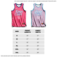 Load image into Gallery viewer, KOTC Run The World 3.0 "Bloom City" Jersey Mesh Top in Hot Pink | Kings of the Court
