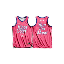Load image into Gallery viewer, KOTC Run The World 3.0 "Bloom City" Jersey Mesh Top in Hot Pink | Kings of the Court
