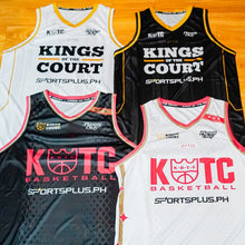 Load image into Gallery viewer, KOTC x HOOPS Fam Jersey Standard Top - White
