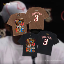 Load image into Gallery viewer, "Practice?!" - Black / Vintage Washed Brown
