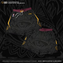 Load image into Gallery viewer, "Untucked Kyrie" T-Shirt / "Hamsa Hand" Mesh Shorts
