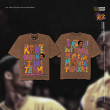 Load image into Gallery viewer, "There's No 'I' in Team" - Black / Vintage Washed Brown
