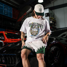 Load image into Gallery viewer, Forest Shorts - Pine Green/White
