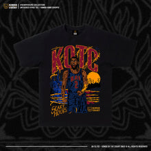 Load image into Gallery viewer, "Untucked Kyrie" T-Shirt / "Hamsa Hand" Mesh Shorts
